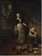 The Idle Servant, Nicolaes maes